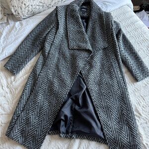 Chevron Patterned Coat
